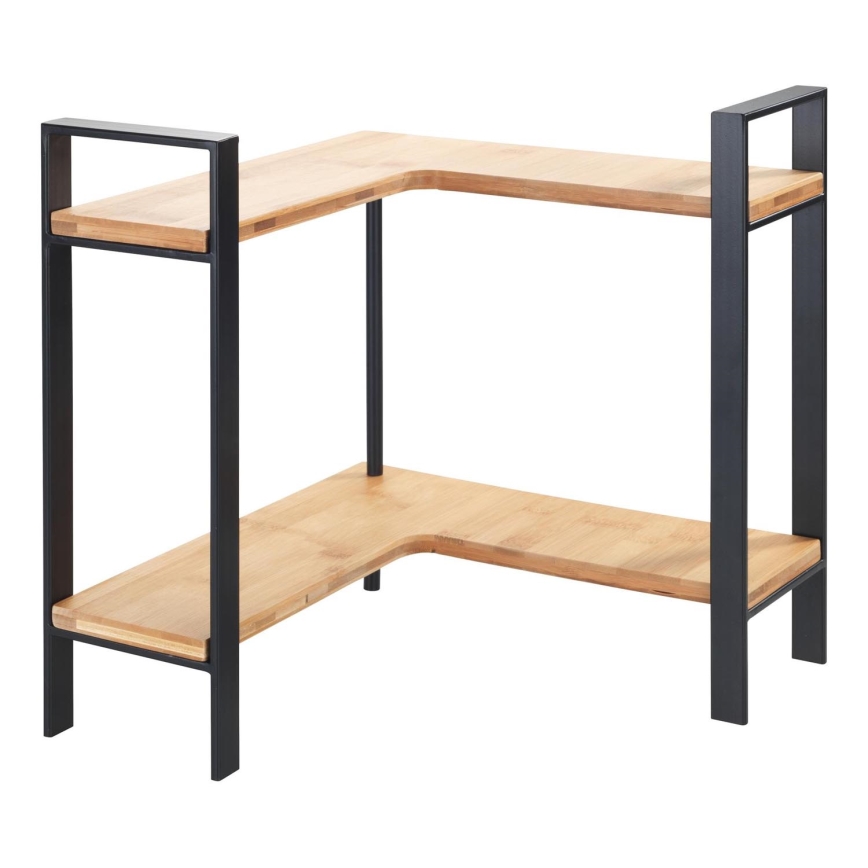 WENKO 53028100 - Riiul LOU 30x33 cm must/pruun