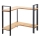 WENKO 53028100 - Riiul LOU 30x33 cm must/pruun