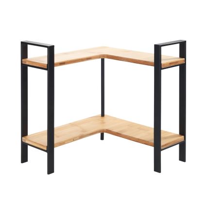 WENKO 53028100 - Riiul LOU 30x33 cm must/pruun