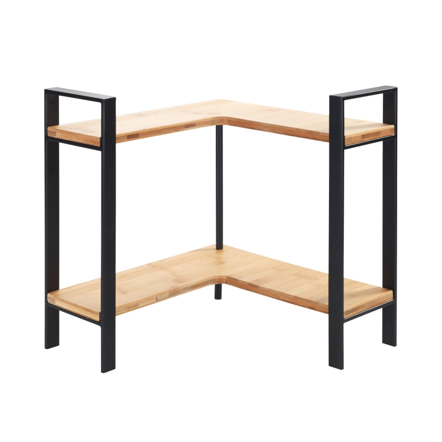 WENKO 53028100 - Riiul LOU 30x33 cm must/pruun