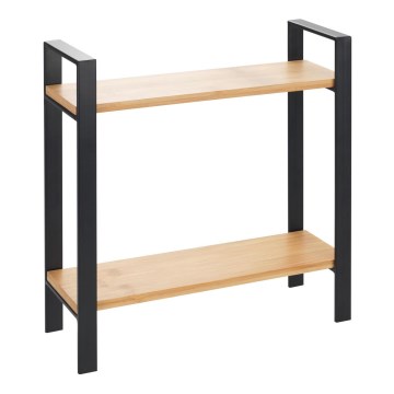 WENKO 53029100 - Riiul LOU 32x33 cm must/pruun