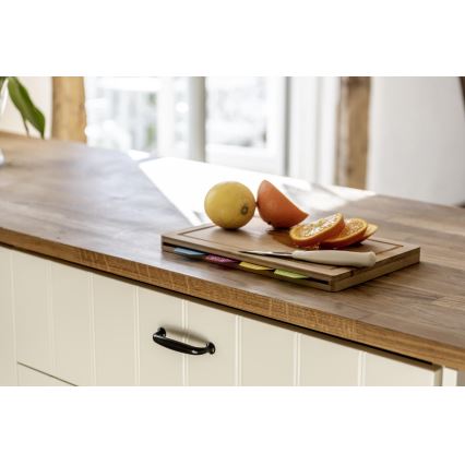 WENKO 53064100 - Lõikelaud 32,5x22,5 cm pruun/mitmevärviline