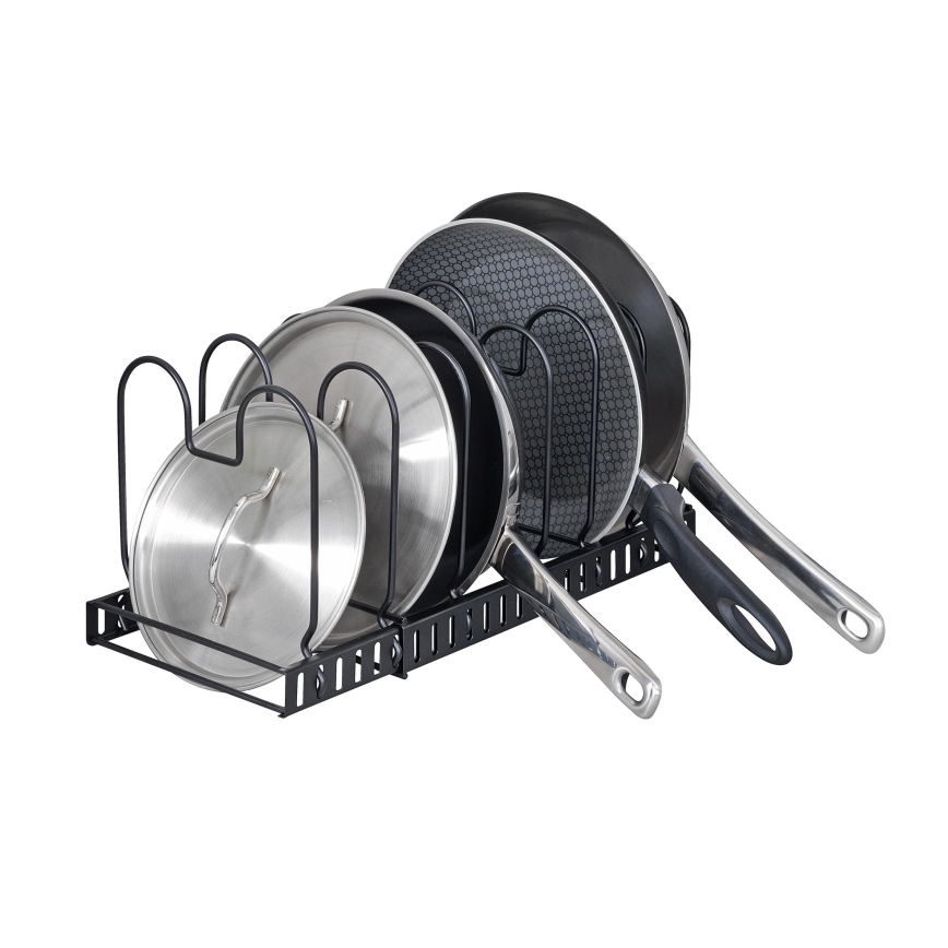 WENKO 53149100 - Kaante ja pannide hoidik 18x18 cm must