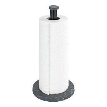 WENKO 53212100 - Köögirätikute hoidik 15x32 cm must