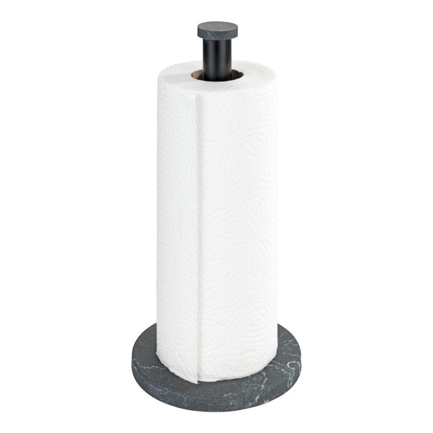 WENKO 53212100 - Köögirätikute hoidik 15x32 cm must