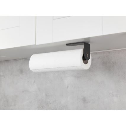 WENKO 53214100 - Rullihoidik NIO 27,5x7 cm must