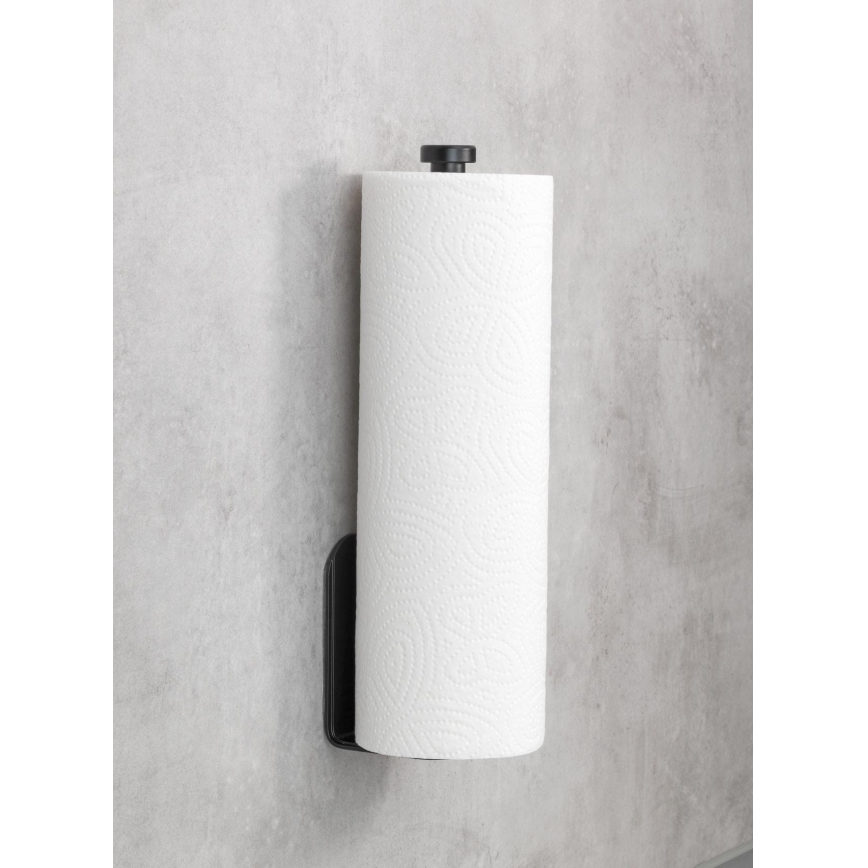 WENKO 53214100 - Rullihoidik NIO 27,5x7 cm must