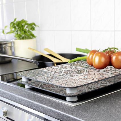 WENKO 53904100 - Pliidiplaadi kate 30x52 cm mitmevärviline/hall/läbipaistev