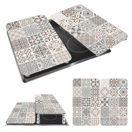 WENKO 53904100 - Pliidiplaadi kate 30x52 cm mitmevärviline/hall/läbipaistev