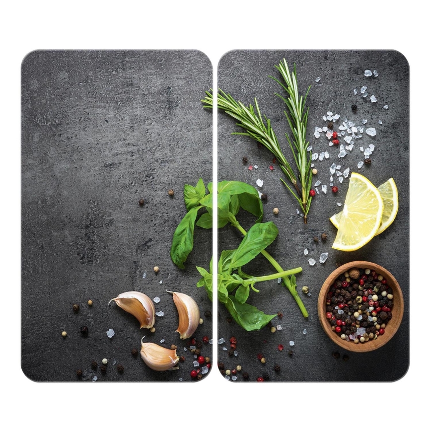 WENKO 53907100 - Pliidiplaadi kate 30x52 cm mitmevärviline/hall/läbipaistev