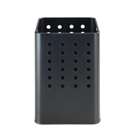 WENKO 54017100 - Söögiriistade hoidja SILIO 11,5x16,5 cm must