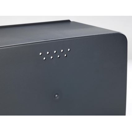 WENKO 54098100 - Leivakast KUBO 35x26,5 cm must/pruun