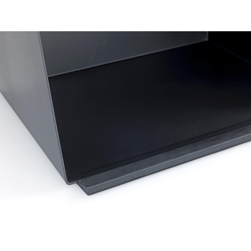 WENKO 54098100 - Leivakast KUBO 35x26,5 cm must/pruun