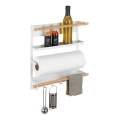 WENKO 54113100 - Korraldaja MAGNA 33x34 cm valge/pruun/must