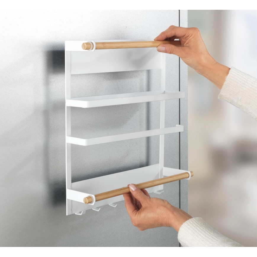 WENKO 54113100 - Korraldaja MAGNA 33x34 cm valge/pruun/must