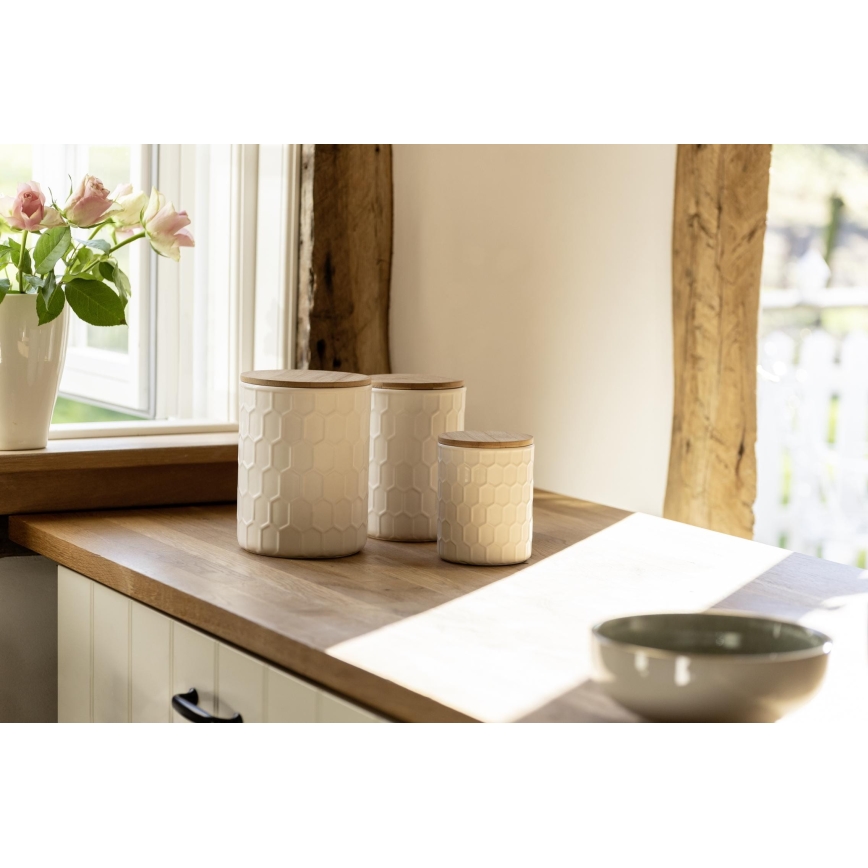 WENKO 54222100 - MAYA-karp 13x17 cm valge/pruun