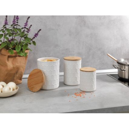 WENKO 54222100 - MAYA-karp 13x17 cm valge/pruun