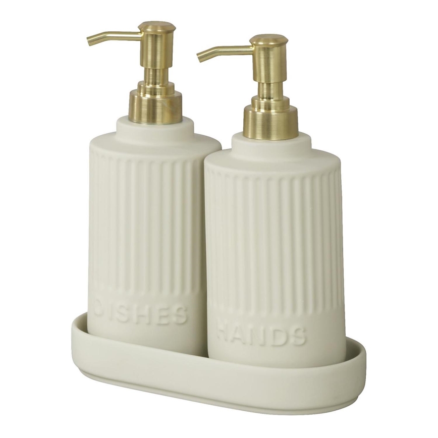 WENKO 54651100 - Seebidosaator HEIDI 19x21 cm kreemjas/kuldne/valge