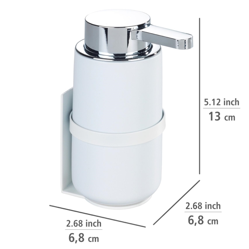 WENKO 54655100 - Seebidosaator WOYA 250 ml valge/läikiv kroom