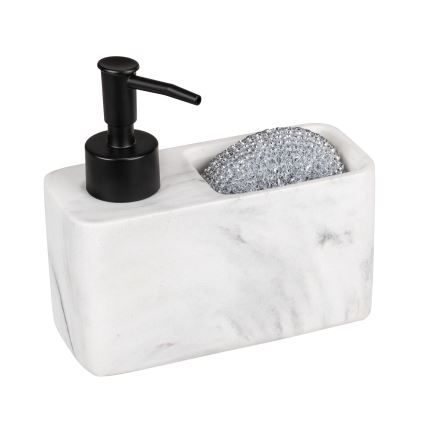 WENKO 54668100 - Seebiannustaja RESA 14,5x14,3 cm valge/must