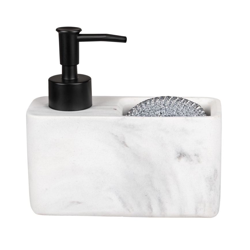 WENKO 54668100 - Seebiannustaja RESA 14,5x14,3 cm valge/must
