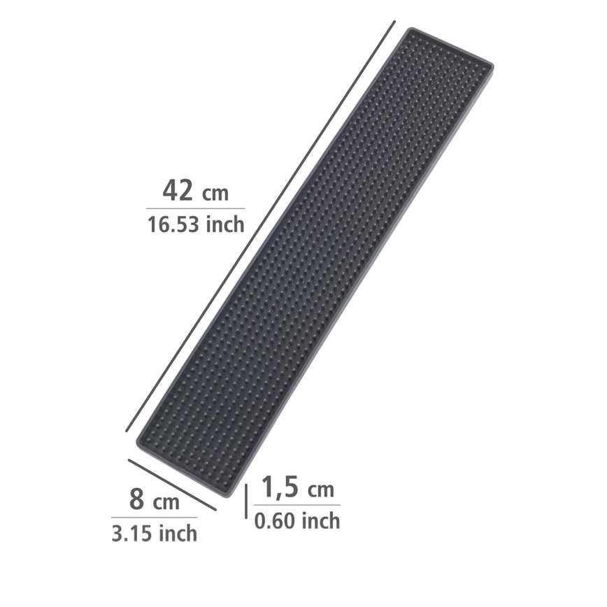 WENKO 54700100 - Must tilkumisalus 42x8 cm