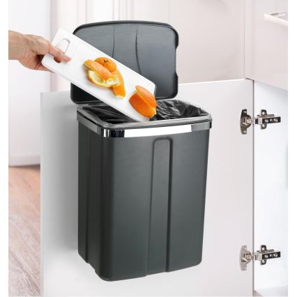 WENKO 54903100 - Uksele kinnitatav korv 26x36,5 cm hall/hõbedane