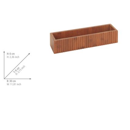 WENKO 54942100 - MERA vürtsipurgid 30x8 cm pruun
