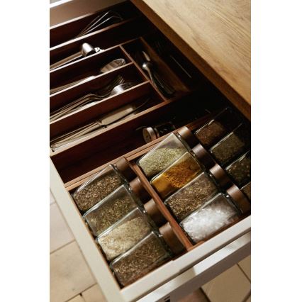 WENKO 54950100 - Vürtsikorraldaja ANNI 38x20 cm pruun