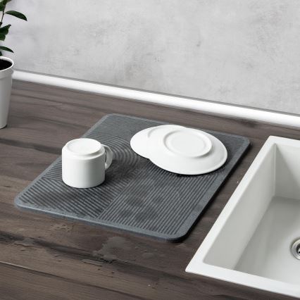 WENKO 54955100 - Kuivatusmatt DAMON 40x30 cm diatomiit/hall