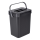 WENKO 55027100 - Prügikast BLACK OUTDOOR KITCHEN 19x24 cm must/hall/läbipaistev