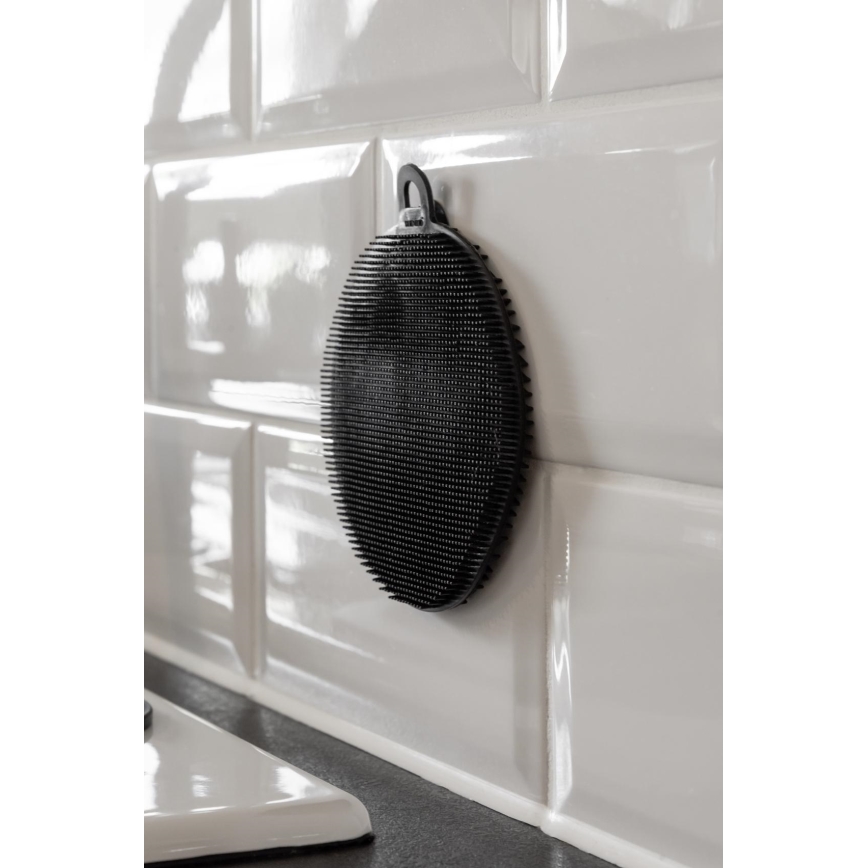 WENKO 55030100 - Must köögisvamm BLACK OUTDOOR KITCHEN 12x1,2 cm