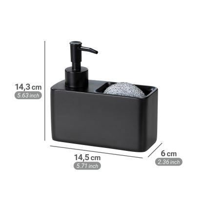 WENKO 55076100 - Seebidosaator BLACK OUTDOOR KITCHEN 14,5x14,3 cm must