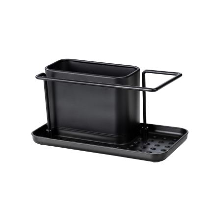 WENKO 55078100 - Korraldaja BLACK OUTDOOR KITCHEN 21x12 cm roostevaba teras/must