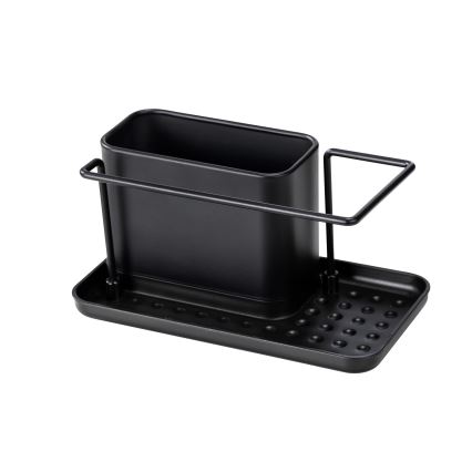 WENKO 55078100 - Korraldaja BLACK OUTDOOR KITCHEN 21x12 cm roostevaba teras/must