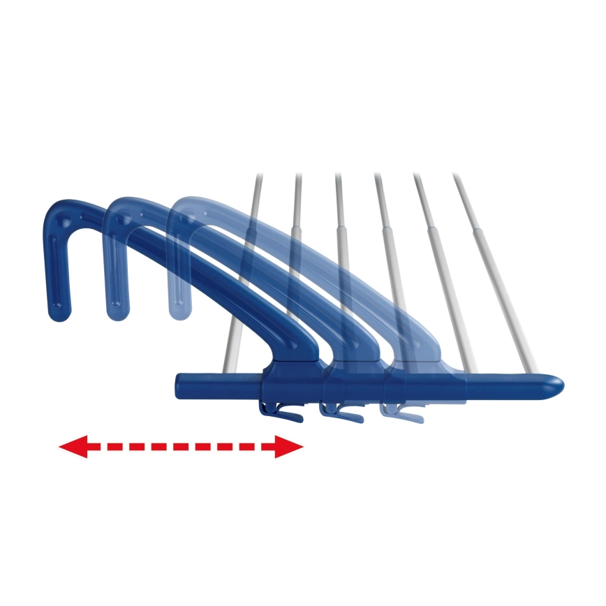 WENKO 63005800 - Kuivatusrest 37,5x21 cm roostevaba/hõbedane/sinine