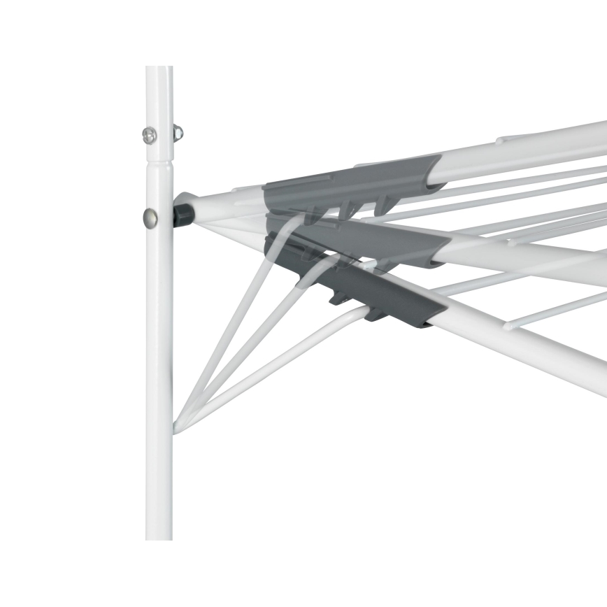 WENKO 63010800 - riiete kuivatusrest 51x142 cm valge/hall