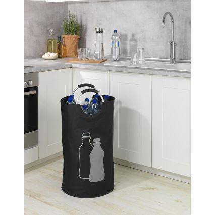 WENKO 69767800 - JUMBO-kott 38 x 72 cm must