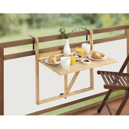 WENKO 69806800 - Laud WAIKIKI 64x65 cm valge/pruun