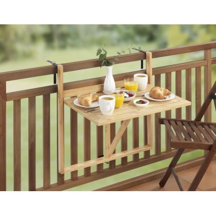 WENKO 69806800 - Laud WAIKIKI 64x65 cm valge/pruun