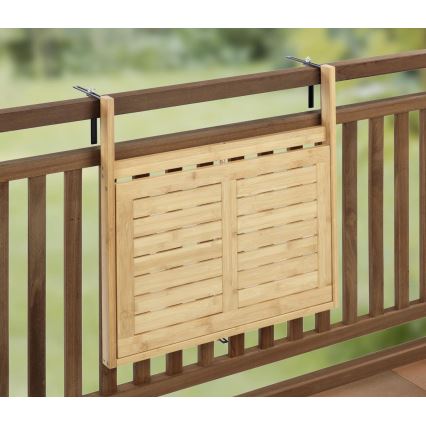 WENKO 69806800 - Laud WAIKIKI 64x65 cm valge/pruun