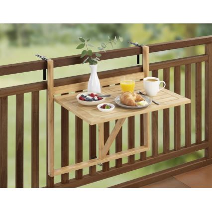 WENKO 69806800 - Laud WAIKIKI 64x65 cm valge/pruun