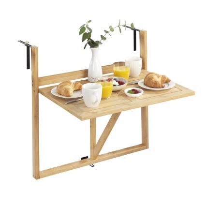 WENKO 69806800 - Laud WAIKIKI 64x65 cm valge/pruun