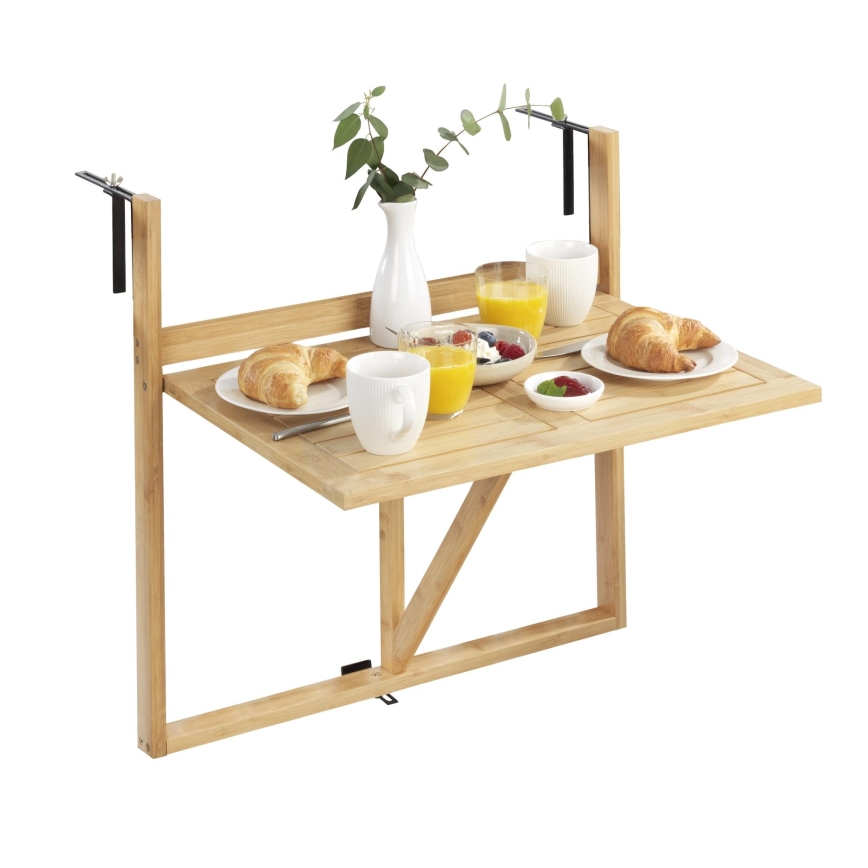 WENKO 69806800 - Laud WAIKIKI 64x65 cm valge/pruun