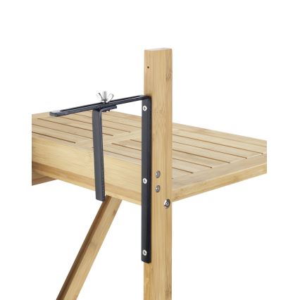 WENKO 69806800 - Laud WAIKIKI 64x65 cm valge/pruun