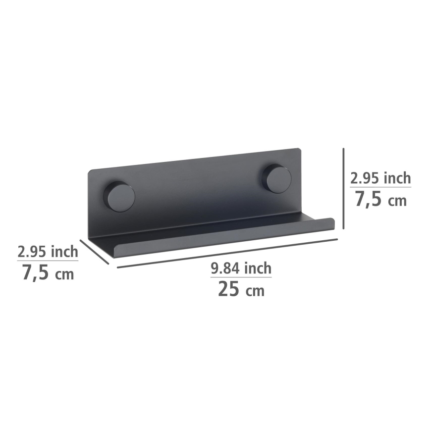 WENKO 71145800 - JET-hoidik 25x7,5 cm must