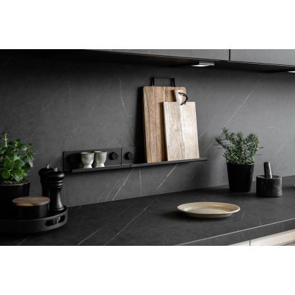 WENKO 71145800 - JET-hoidik 25x7,5 cm must