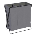 WENKO 71297800 - Pesukorv TRIO 69x76 cm hall/must