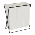 WENKO 71298800 - Pesukorv TRIO 69x76 cm kreem/must