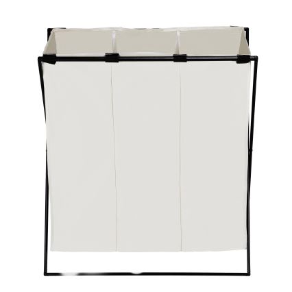 WENKO 71298800 - Pesukorv TRIO 69x76 cm kreem/must